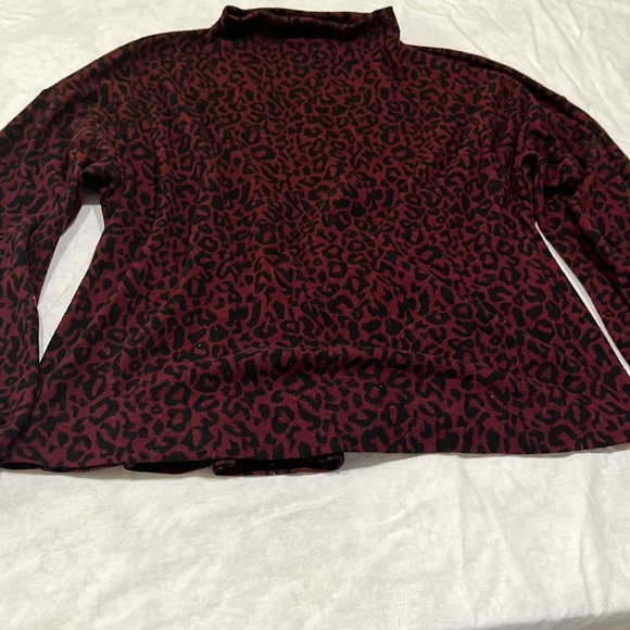Ellen Tracy Tops - Fleece long sleeve blouse